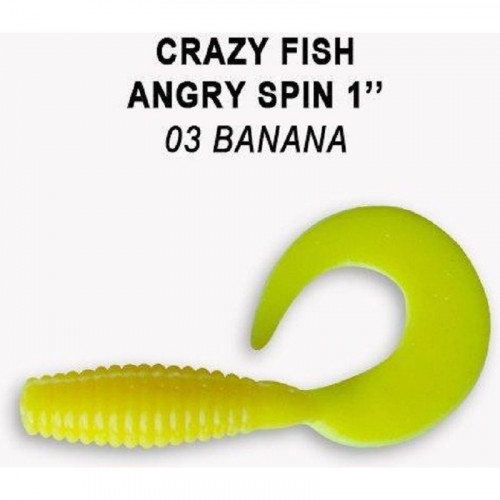 Приманка Crazy Fish Angry spin 1  20-25-3-6 кальмар 8y