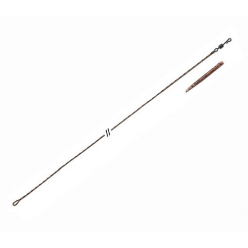 Поводки карп. из ледкора Anakonda QC Jungle Green быстросъёмн. 40lb 80см 3шт.