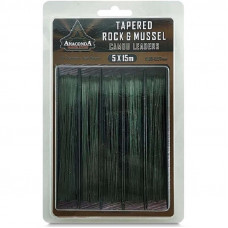 Шок-лидер конусн. Anakonda ROCK & MUSSEL Camou 0.30-0.57мм 15м 5шт.