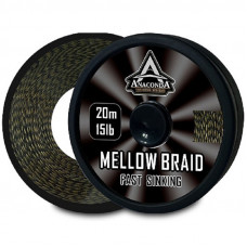 Шок-лидер плетёный Anakonda FAST SINKING MELLOW BRAID 15lb 20м