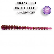 Приманка Crazy Fish Cruel leech 2.2 8-55-12-6 кальмар 8y