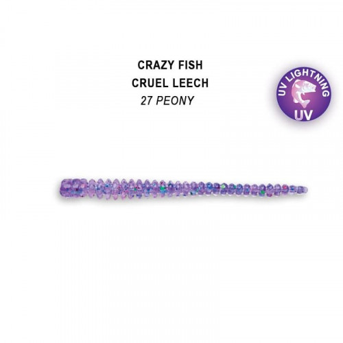 Приманка Crazy Fish Cruel leech 2.2 8-55-27-6 кальмар 8y