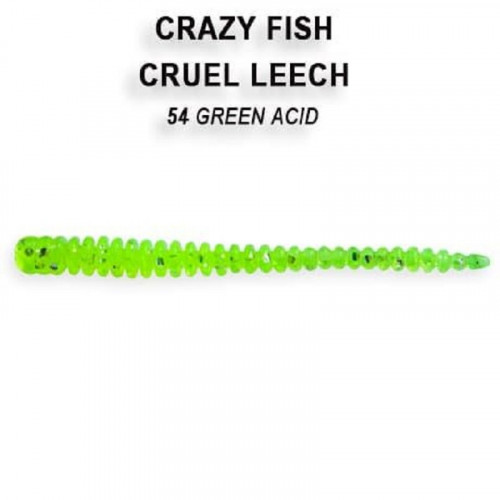 Приманка Crazy Fish Cruel leech 2.2 8-55-54-6 кальмар 8y