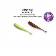 Приманка Crazy Fish Glider 1,2 70-30-6/68-6 кальмар 16y