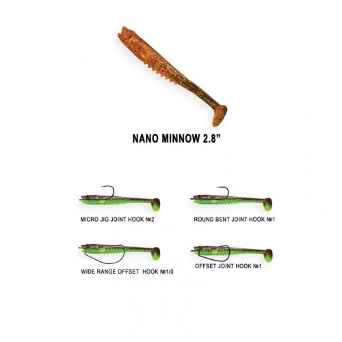Приманка Crazy Fish NANO MINNOW 2,8 53-70-12-6 5у