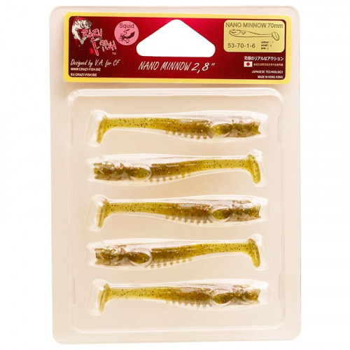 Приманка Crazy Fish NANO MINNOW 2,8 53-70-1-7 5у