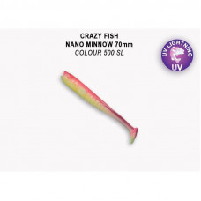 Приманка Crazy Fish Nano minnow 2.8 53-70-500SL-7-F креветка+кальмар 5y