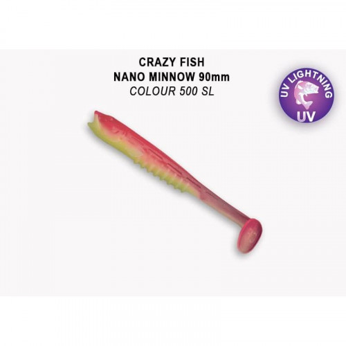 Приманка Crazy Fish Nano minnow 3.5 54-90-500SL-7-F креветка+кальмар