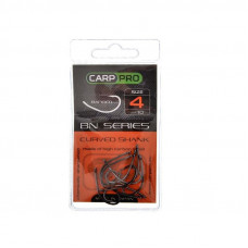 Крючок CARP PRO Black Nickel Curved Shank №4 10шт