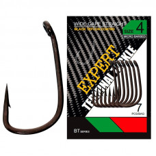 Крючок CARP PRO Black Teflon Wide Gape Straight №4 7шт