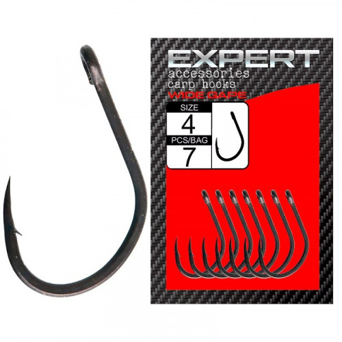Крючок CARP PRO Teflon Wide Gape №4 7шт