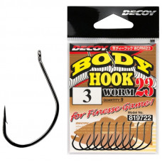 Крючок Decoy Body Hook Worm 23 Offset #1