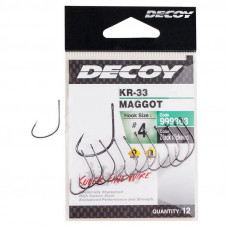 Крючок Decoy KR-33 Maggot 16, 16шт