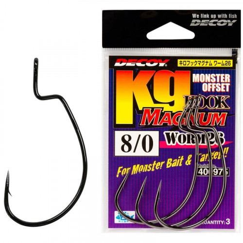 Крючок Decoy Worm 26 Magnam 8/0 3 шт