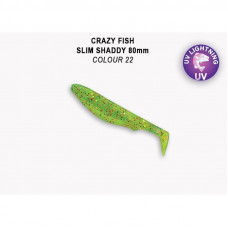 Приманка Crazy Fish SLIM SHADDY 3.2 56-80-22-7-F 5y