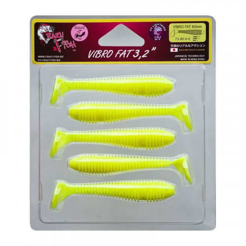 Приманка Crazy Fish VIBRO FAT 3,2 73-80-6-6 5у