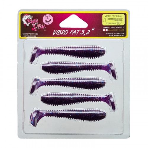 Приманка Crazy Fish VIBRO FAT 3,2 73-80-98-6 5у