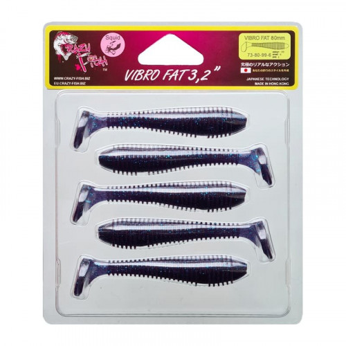 Приманка Crazy Fish VIBRO FAT 3,2 73-80-99-6 5у