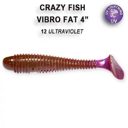 Приманка Crazy Fish Vibro fat 4 14-100-12-6 4y
