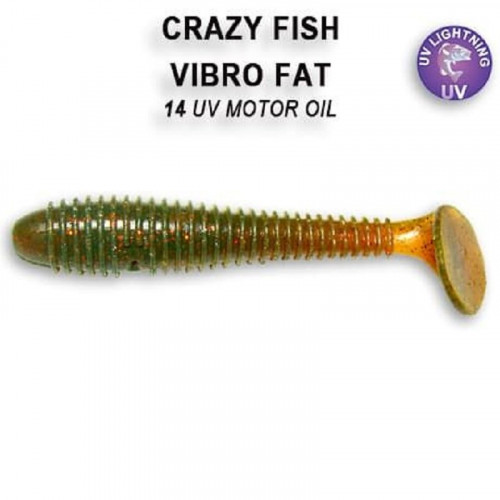 Приманка Crazy Fish Vibro fat 4 14-100-14-6 кальмар 4y