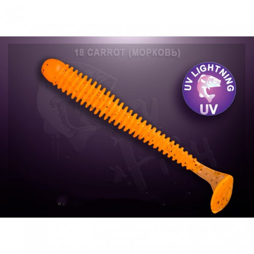 Приманка Crazy Fish VIBRO WORM 2  3-50-18-6