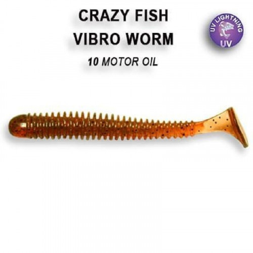 Приманка Crazy Fish VIBRO WORM 2 3-50-10-6 8у