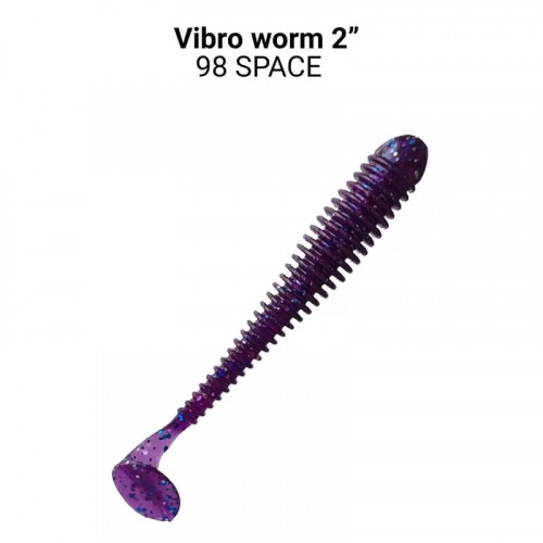 Приманка Crazy Fish VIBRO WORM 2 3-50-98-6 8у