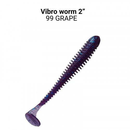 Приманка Crazy Fish VIBRO WORM 2 3-50-99-6 8у