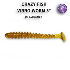 Приманка Crazy Fish Vibro worm 3 11-75-9-6 кальмар 5y