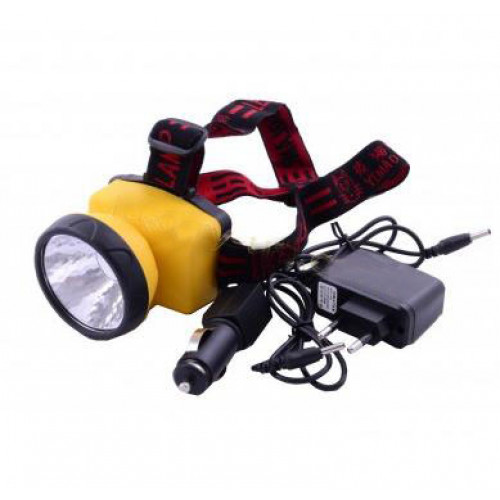 Фонарь 12V YM-508-1w на лоб