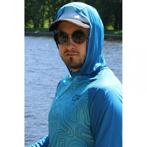Худи CF Maps blue (M)