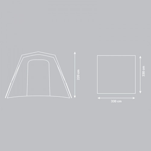 CARP PRO Шатер Big Session Shelter 3+ Man 330*330*220см 5000мм