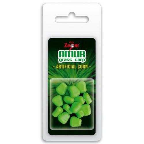 CZ Amur - Grass Carp Artificial Corn, 15pcs (искусственная кукуруза-зеленая)