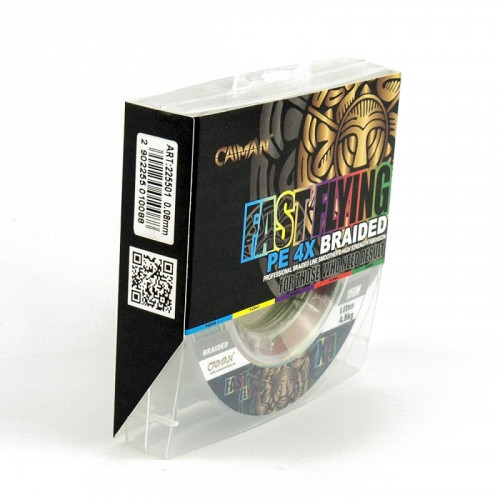 Шнур Caiman Fast flying 4PE 0,08 мм 150 м Multicolor 225501