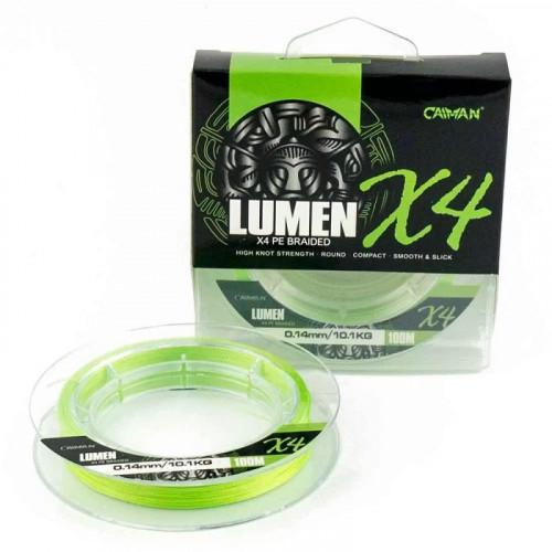 Шнур Caiman Lumen 100м 0,14мм  зеленый