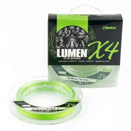 Шнур Caiman Lumen 100м 0,16мм  зеленый