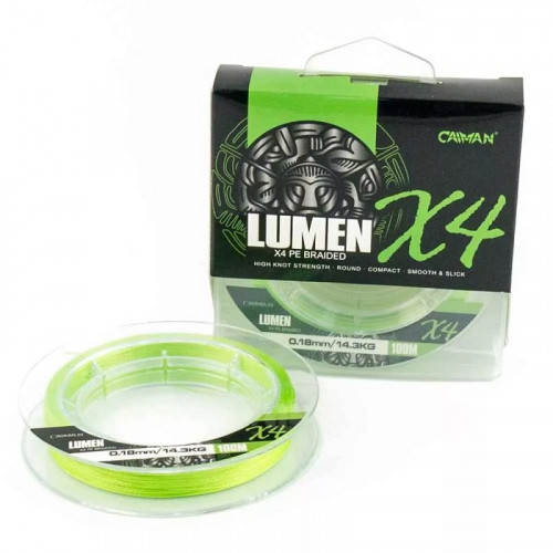 Шнур Caiman Lumen 100м 0,18мм  зеленый