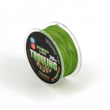 Шнур Caiman Trolling 200м 0,30мм #3.5 зеленый 185529