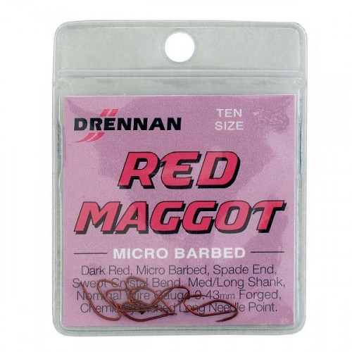 DRENNAN Гачки  Red Maggot №18