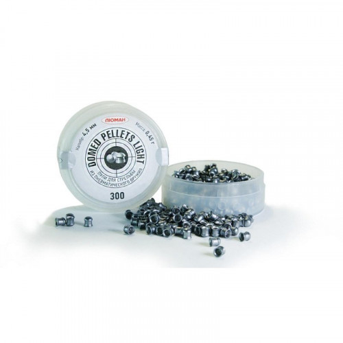 Пули Люман Domed Light Pellets 0,45 300шт круглог-е