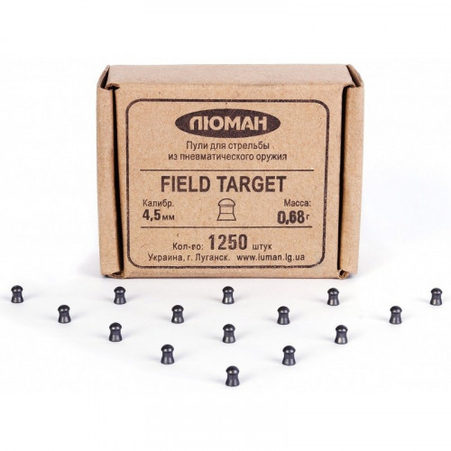 Пули Люман Field Target 0,68 1250 шт кругло-е