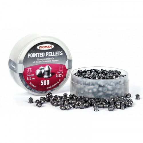 Пули Люман Pointed pellets 0,57 500шт острог-е