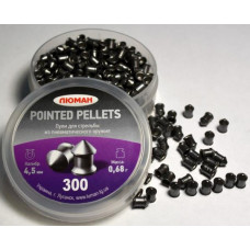 Пули Люман Pointed pellets 0,68 300 шт,острог-е