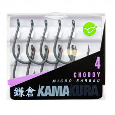 Крючок KORDA Kamakura Choddy №4 с бородкой 10шт