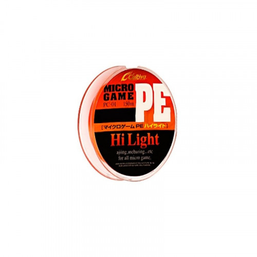 Шнур Owner Micro Game PE 3X #0.4 150м Orange 0.115мм