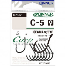 Крючок OWNER Carp Iseama w/eye BC №10 14шт
