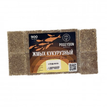 Жмых ПОСЕЙДОН “КУКУРУЗНЫЙ” 0,9 кг КЛУБНИКА