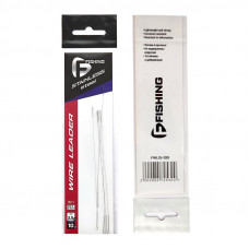 F-FISHING Поводок скрутка  Wire Leader стальной 2,5кг 10см 0,15мм 5шт