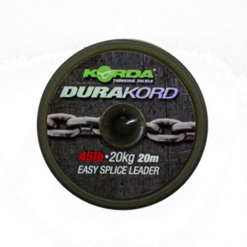 Шок-лидер KORDA Dura Kord Dyneema Spliceable Leader 45lb 20м