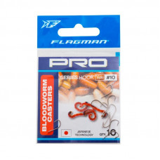 FLAGMAN Крючок Bloodworm Caster Pro №12 10шт